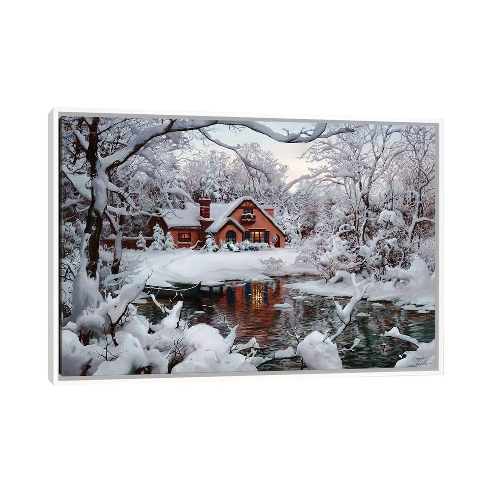 iCanvas "Winter Wonderland" by Evgeny Lushpin Framed Canvas Print
