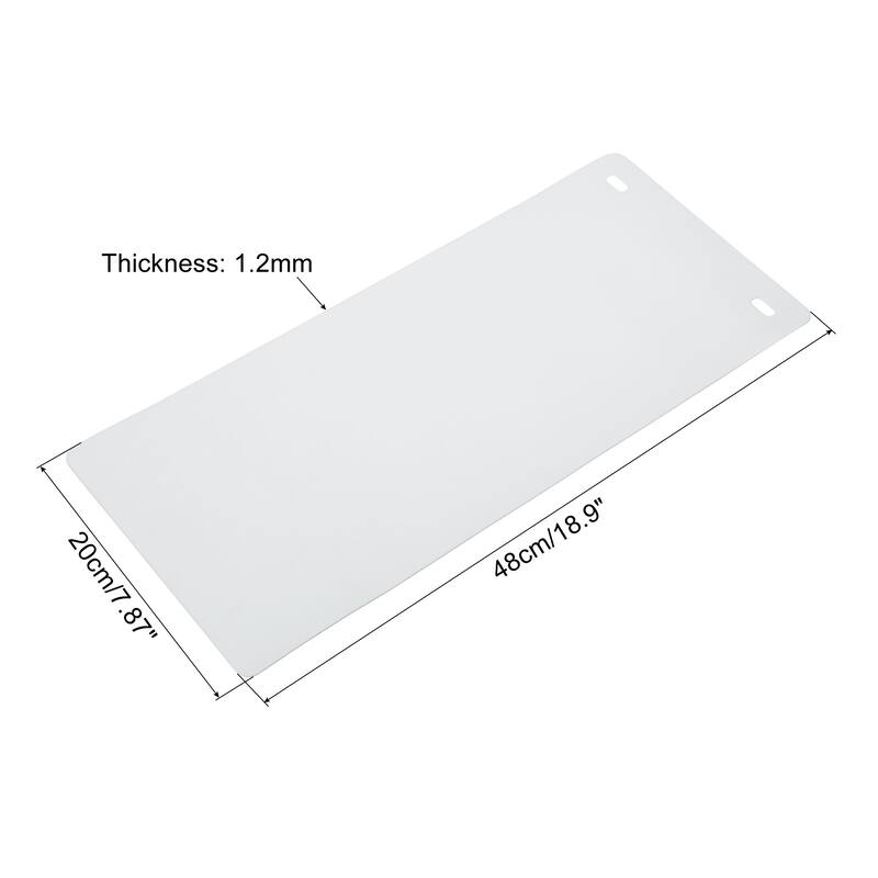 EVA Backdrop, 1 Pack Soft Photo Background for Photography Studio - White - 19x8"