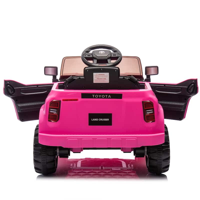 12V Kids Ride On Car W/Parents Control,Licensed Toyota LC250 2024,Four-wheel suspension,Adjustable volume,For Kids Aged 2-4