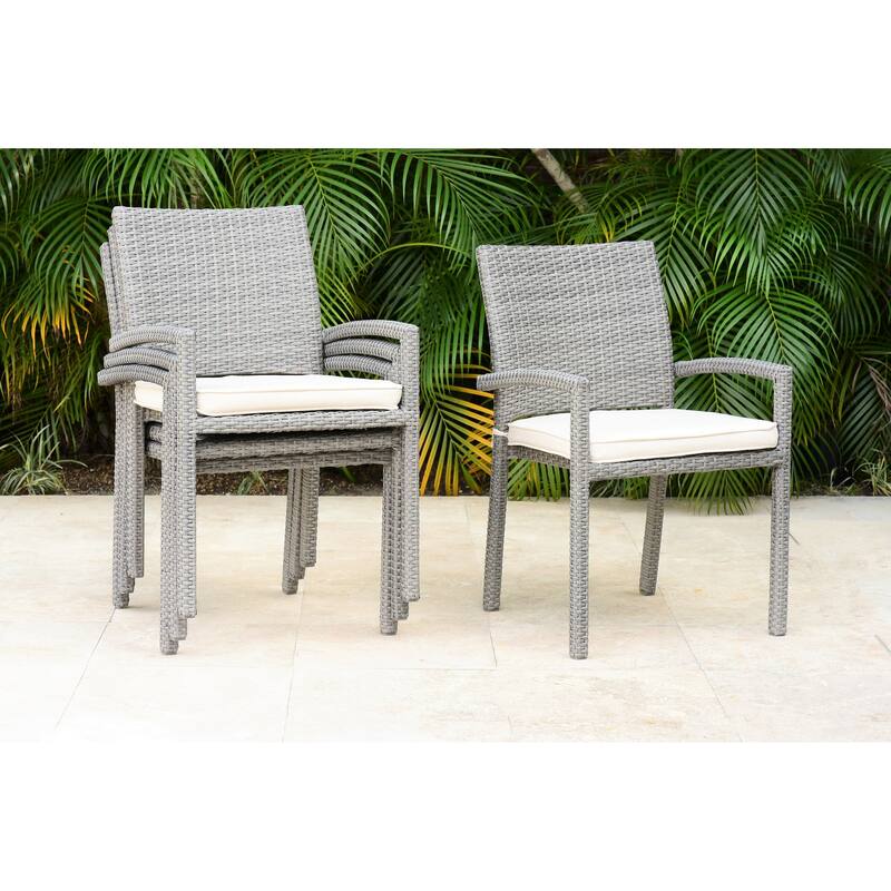 Amazonia FSC Teak Ravello 13pc Outdoor Patio Dining Set with Cushions - 13 pc