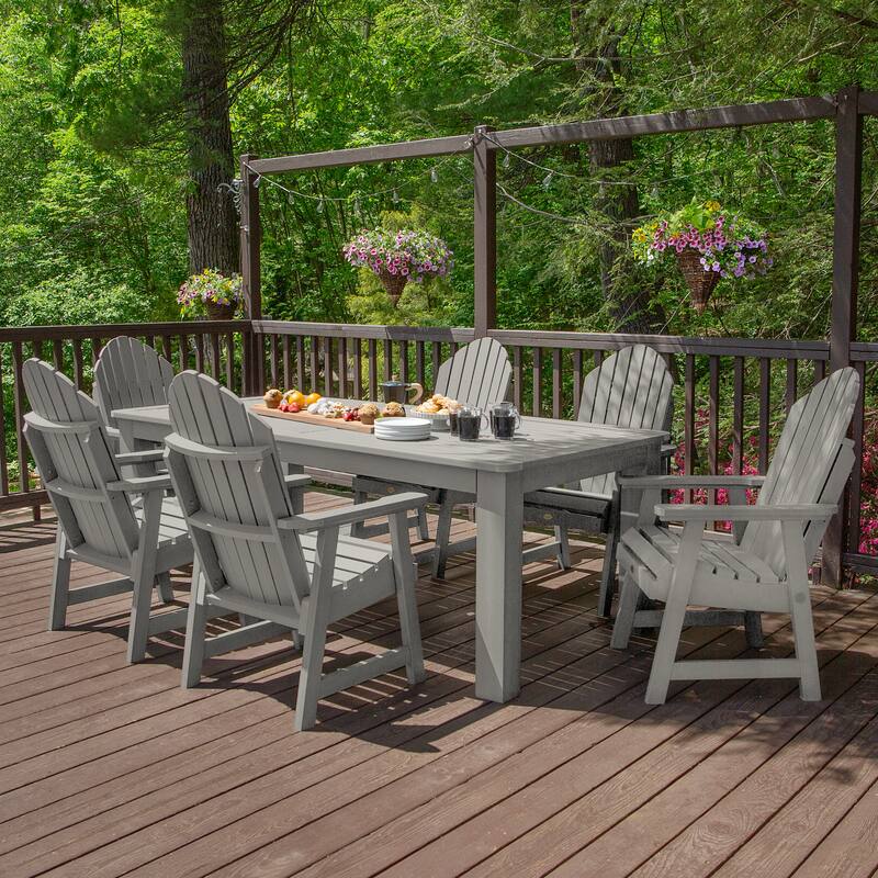 HIGHWOOD Hamilton Adirondack 7-Piece Outdoor Dining Height Set