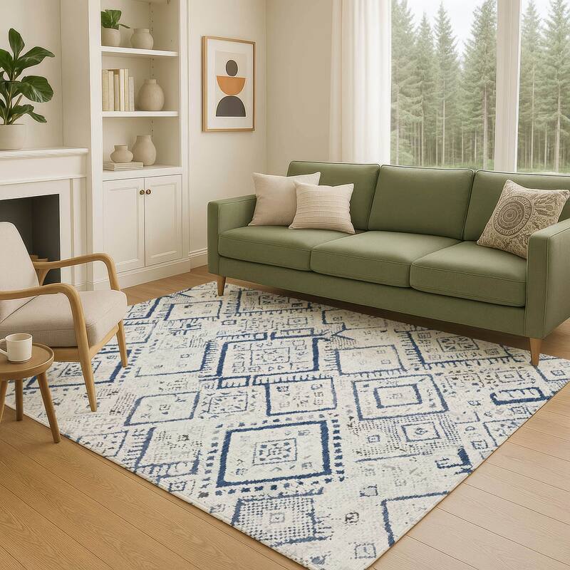 Machine Washable Indoor/ Outdoor Global Andes Chantille Rug