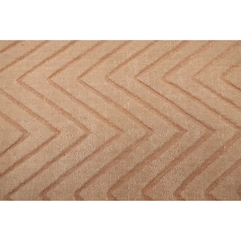 ECARPETGALLERY Hand Loomed Kashkuli Gabbeh Beige, Tan Wool Rug - 7'9 x 11'1