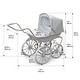 preview thumbnail 4 of 7, Badger Basket London Doll Pram - Executive Gray