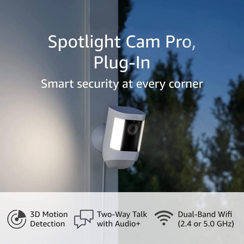Ring Spotlight Cam Pro Plug In (wired)