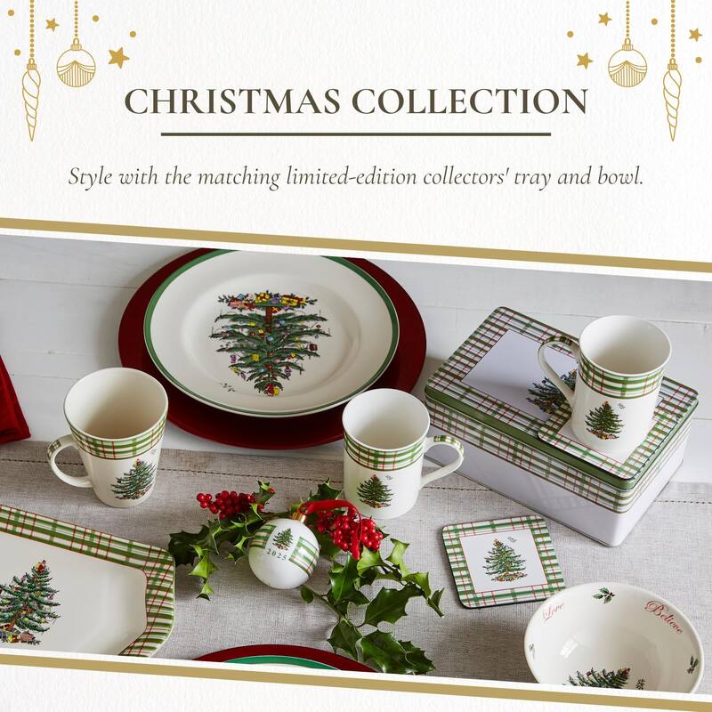 Spode Annual Mug and Tin 5 Piece Set - 12 oz mug