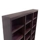 preview thumbnail 9 of 17, Concepts in Wood Triple Wide Wood Bookcase, 15 Shelf, 72 inch Tall