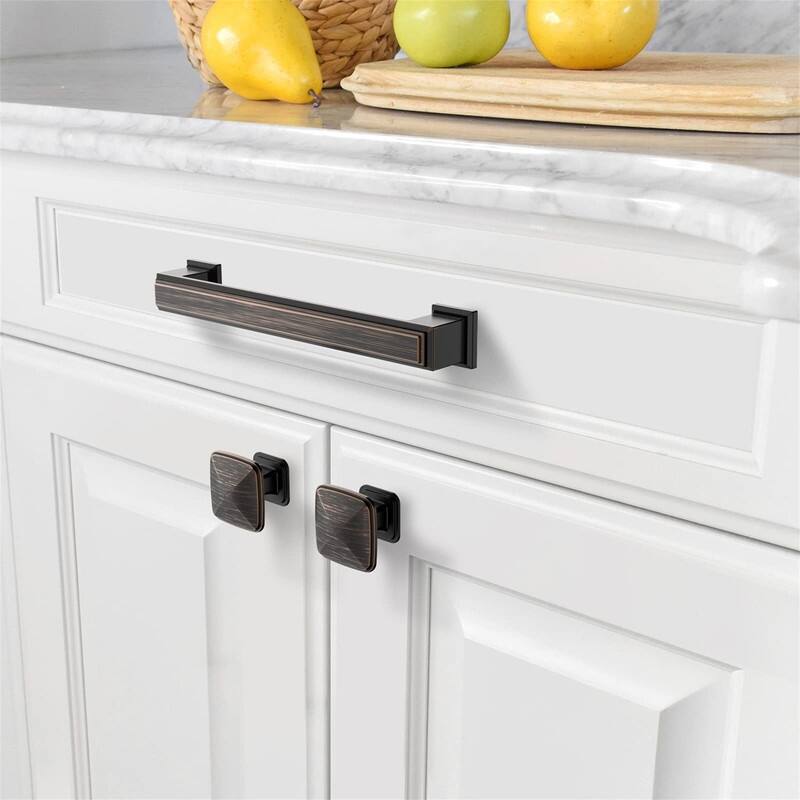 10 Pack Cabinets Cupboard Handles Drawer Pulls - 1"L x 1"W