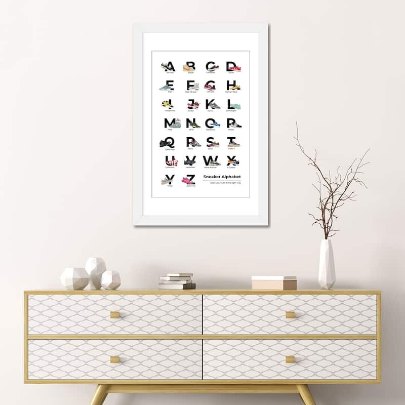 iCanvas "Sneaker Alphabet" by avesix