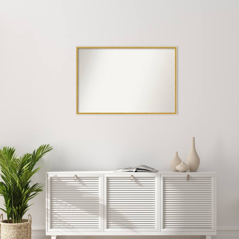 Paige Non-Beveled Wood Framed Wall Mirror