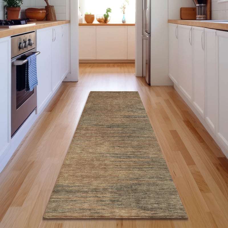 Premium Washable Super Soft Solid Ombre Mayfield Rug - Terracotta - 2' 3" x 7' 6"