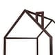 preview thumbnail 36 of 60, Kids Wood Bed, House Bed Frame with Fence-Shaped Guardrails for Teens Girls Boys, Slats are not Included