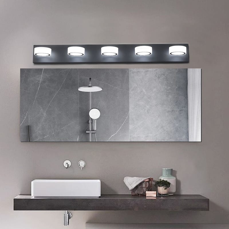 Black Modern LED Vanity Lights Bathroom Light Fixture