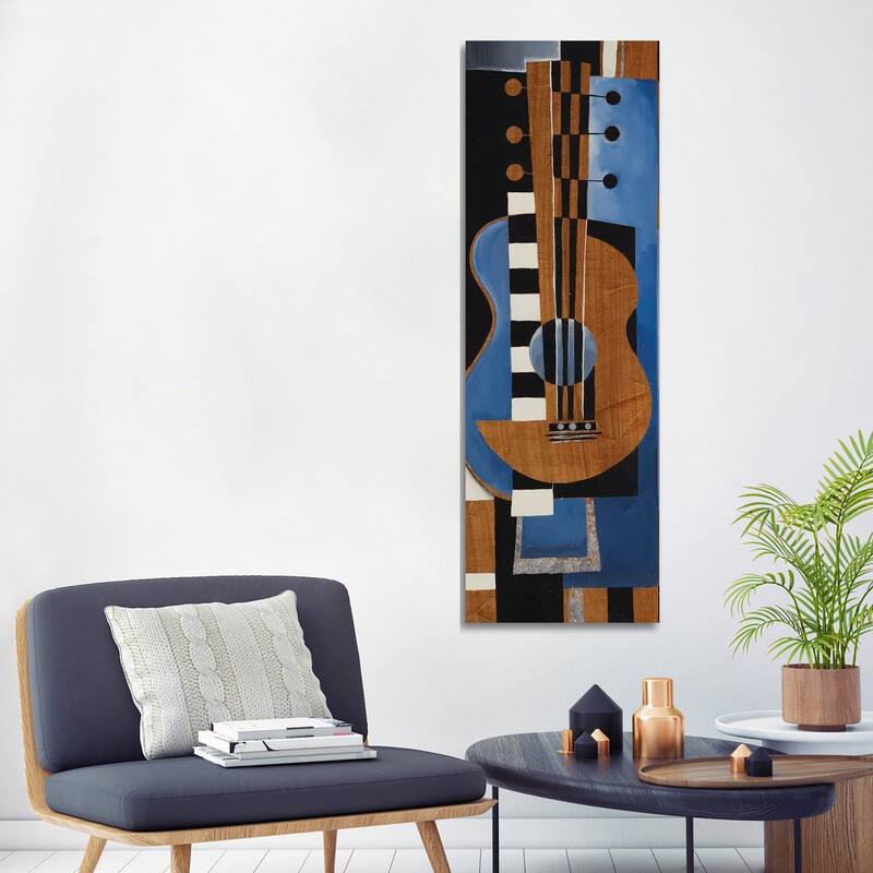 iCanvas "Blues Guitar" by Liz Jardine Canvas Print