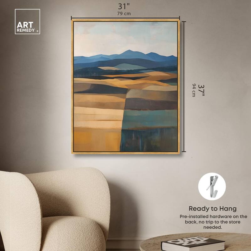 Clash of Shades Canvas by Art Remedy