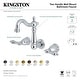 preview thumbnail 2 of 7, Heritage Two-Handle 3-Hole Wall Mount Bathroom Faucet