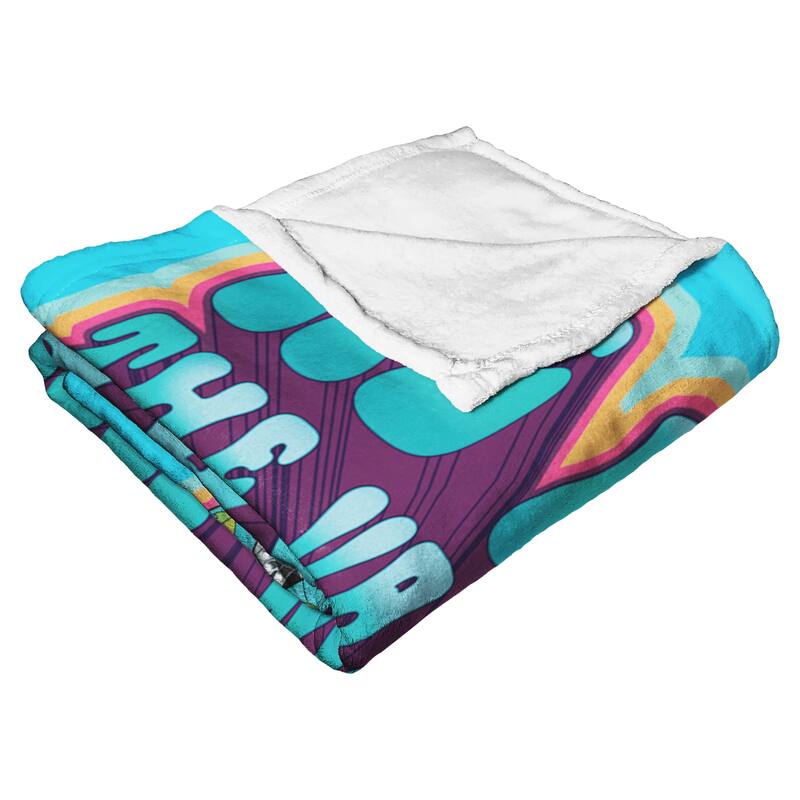 Warner Brothers Scooby Doo Roll in the Van Silk Touch Throw Blanket