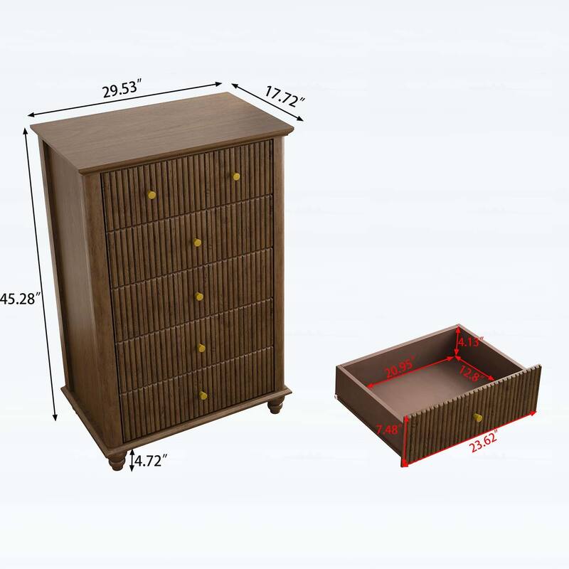Tall Modern Chest of Drawers