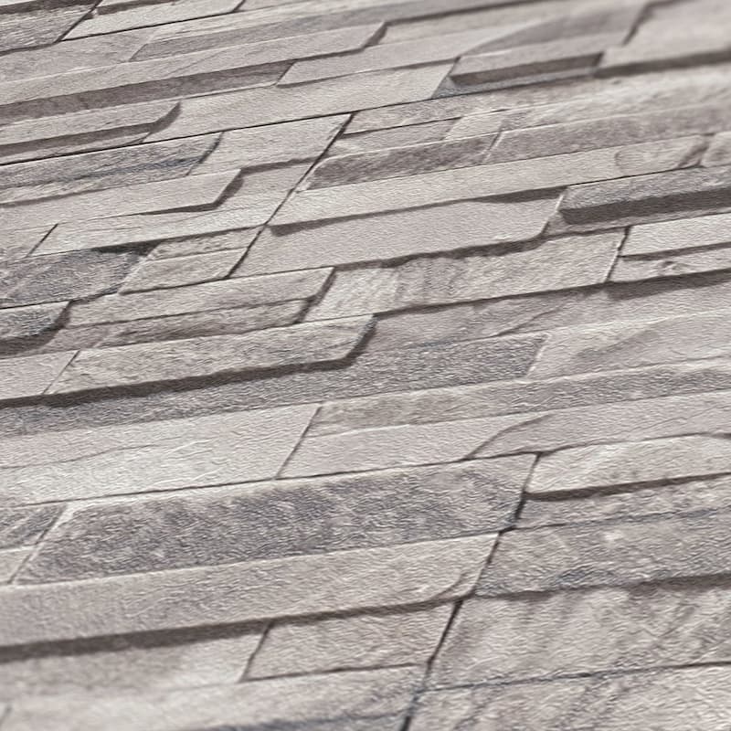 Galerie Wallcoverings Bricks and More Collection Granite Stone Effect Matte Finish Vinyl on Non-woven Wallpaper Roll