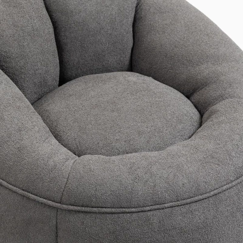 Bedding Bean Bag Sofa Chair High Pressure Foam Bean Bag Chair with Footrest