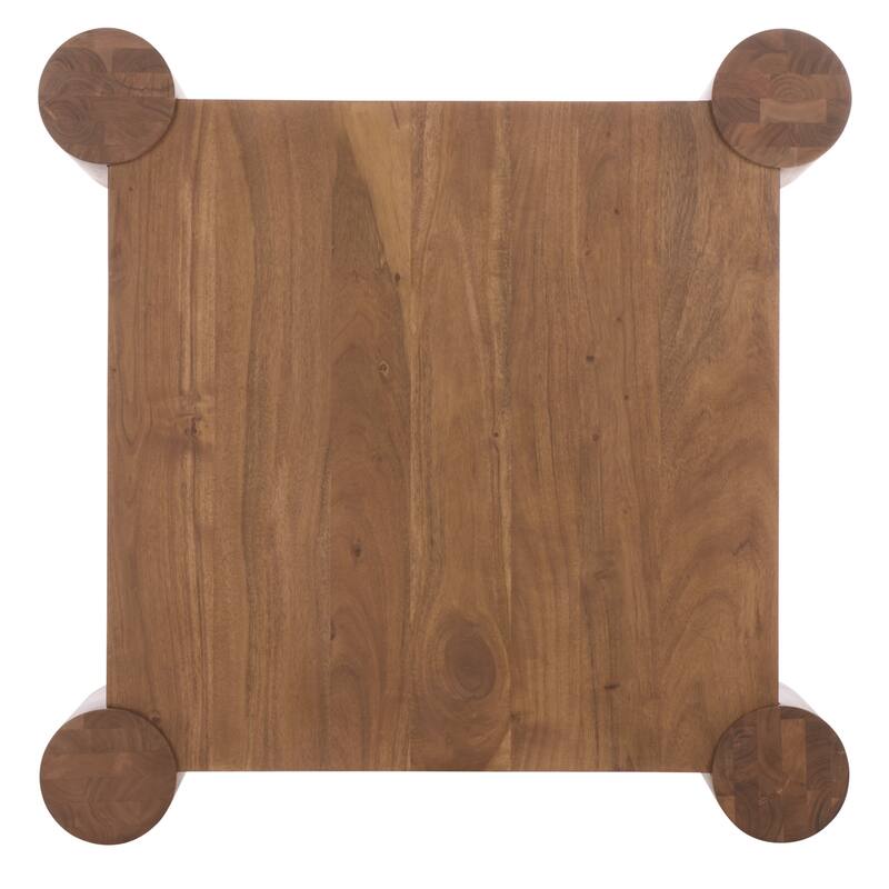 SAFAVIEH Couture Trescott Square Wood Coffee Table - 35"W x 35"D x 15"H