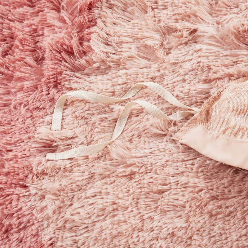 Intelligent Design Bridget Ombre Shaggy Faux Furs Duvet Cover Set