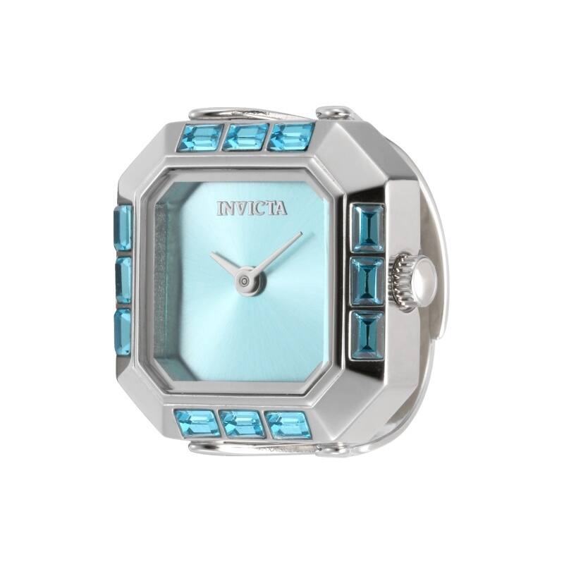 Invicta Women's 49579 Mini Quartz 2 Hand Tiffany Blue Dial Watch - Pink