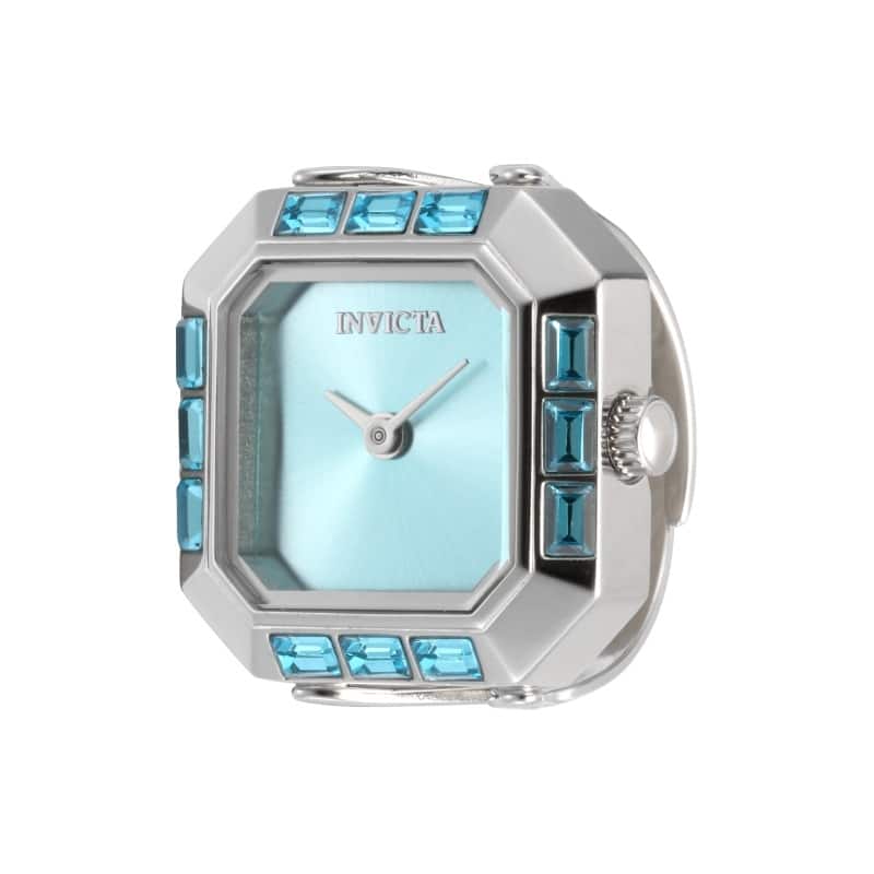 Invicta Women's 49579 Mini Quartz 2 Hand Tiffany Blue Dial Watch - Pink