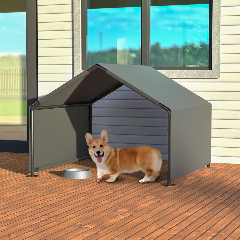 Dog Shade Shelter, Portable Pet Tent, Water Resistant Dog House for Shade Protection, Outdoor, Garden, Patio, Backyard