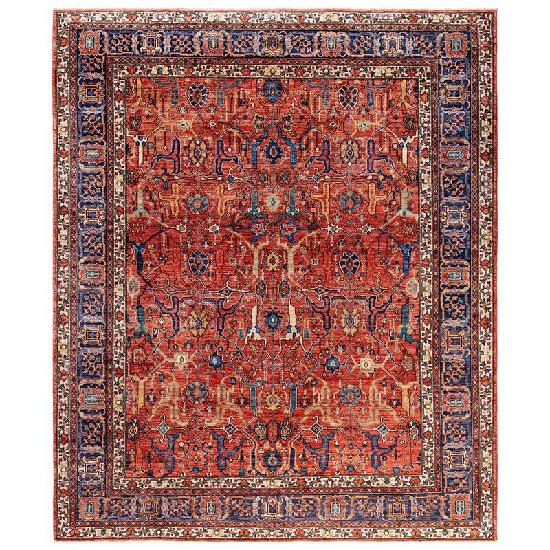 Serapi One-of-a-Kind Hand-Knotted Area Rug - Red - 8' 3" x 10' 0"