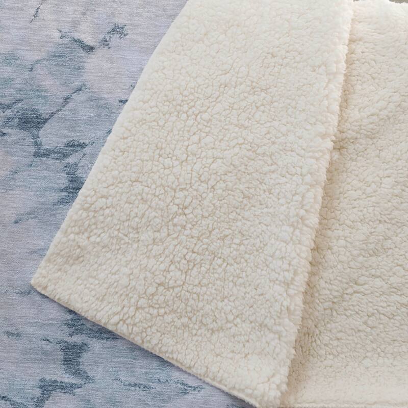 Premium Machine Washable Contemporary Spiral Sherpa Throw Blanket