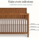 preview thumbnail 5 of 5, Evolur Flynn 5-in-1 Convertible Full-Size Crib - Sedona