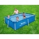 preview thumbnail 11 of 21, Bestway Steel Pro 8.5'x67"x24" Rectangular Above Ground Outdoor Swimming Pool