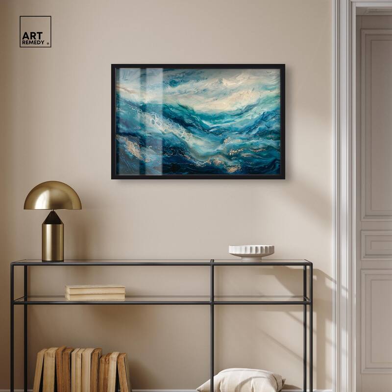 Jeweled Waters Shadowbox by Art Remedy