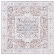 preview thumbnail 4 of 45, SAFAVIEH Arizona Ingund Machine Washable Slip Resistant Vintage Oriental Rug 6' Square - Taupe/Beige - Square