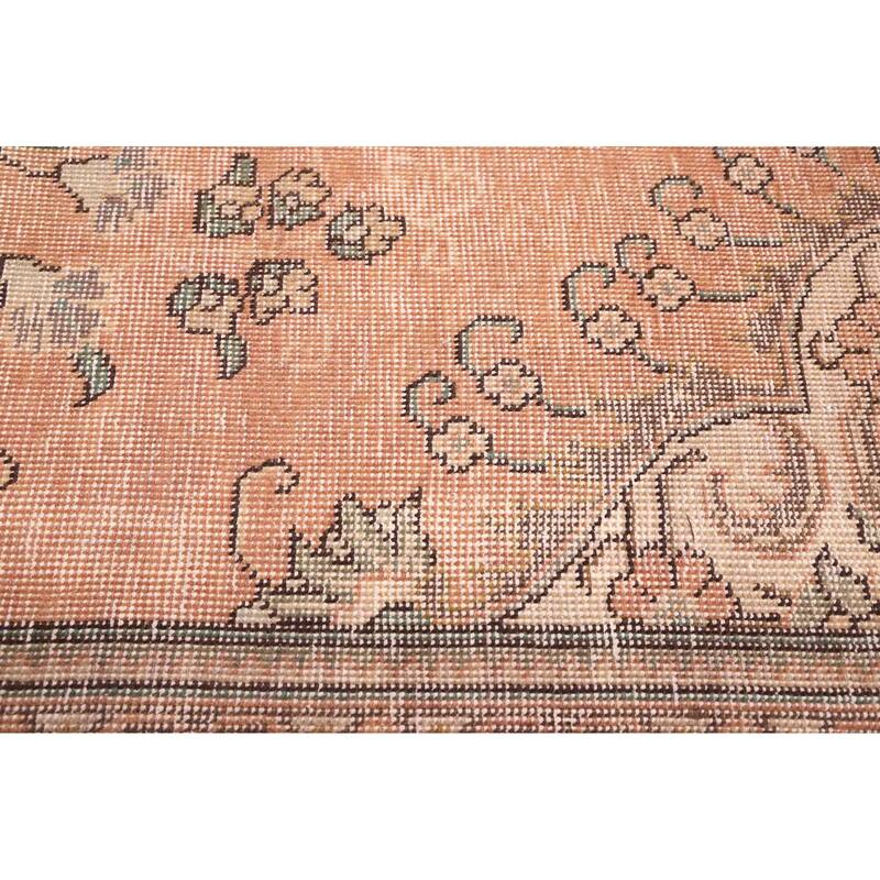ECARPETGALLERY Hand-knotted Antalya Vintage Brown, Copper Wool Rug - 9'5 x 12'5