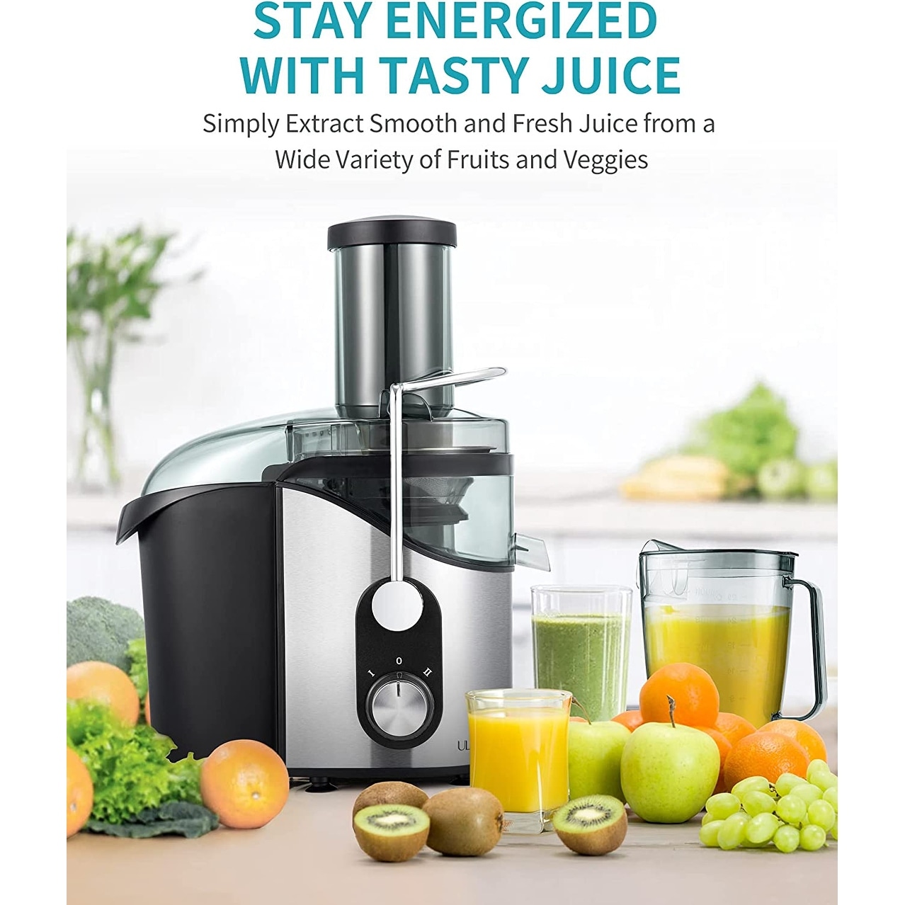 Wide Mouth Juice Extractor, Juice Machine with Dual Speed Centrifugal Juicer,  Stainless Steel Juicers Easy to Clean - Bed Bath & Beyond - 36594439