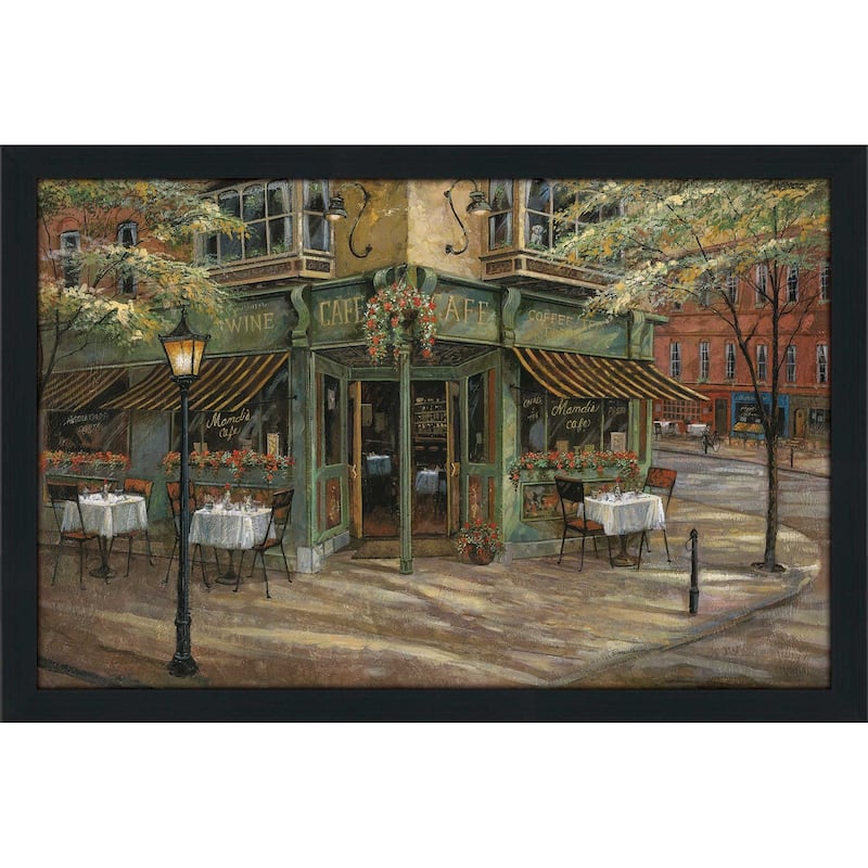 "Mandis Cafe" by Ruane Manning Print on Acrylic