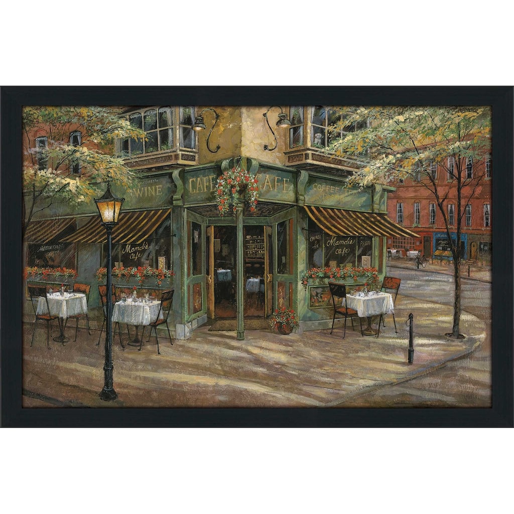"Mandis Cafe" by Ruane Manning Print on Acrylic