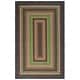 preview thumbnail 61 of 68, SAFAVIEH Handmade Braided Katharyn Country Rug 4' x 6' - Brown/Green