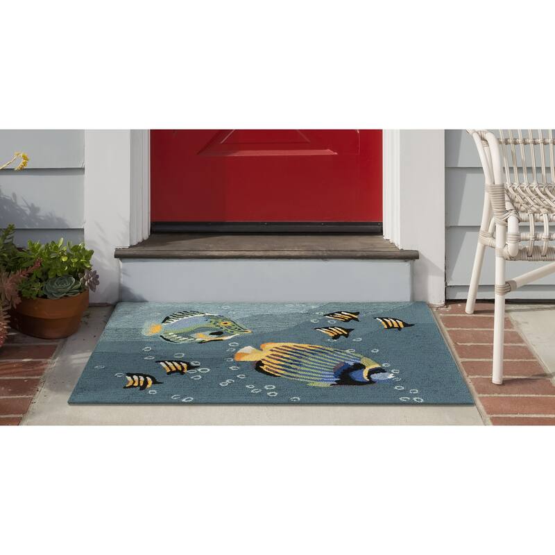 Liora Manne Frontporch Aquarium Indoor/Outdoor Rug