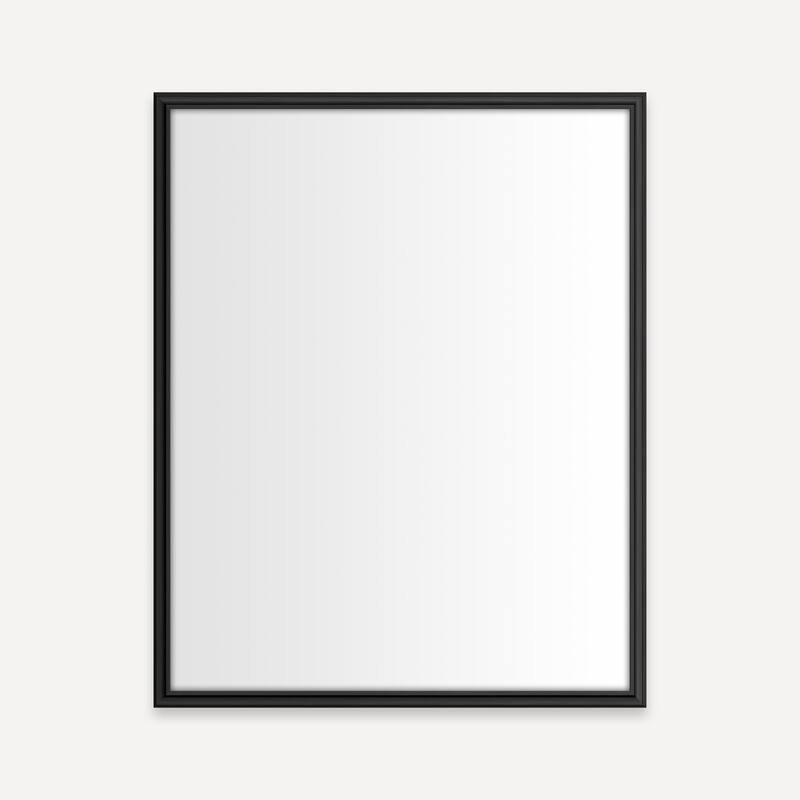 Robern 23-1/8" x 29-7/8" Wall Mounted Framed Mirror - Brushed Black
