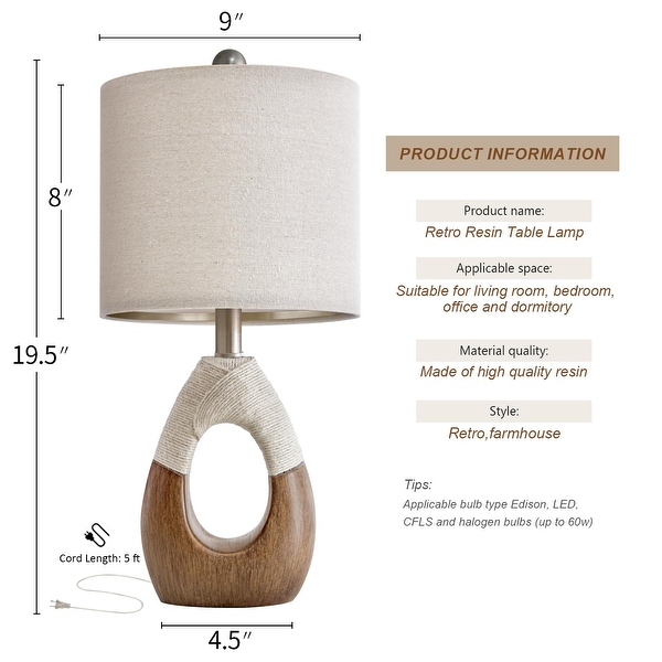 Boho accent lamp on sale