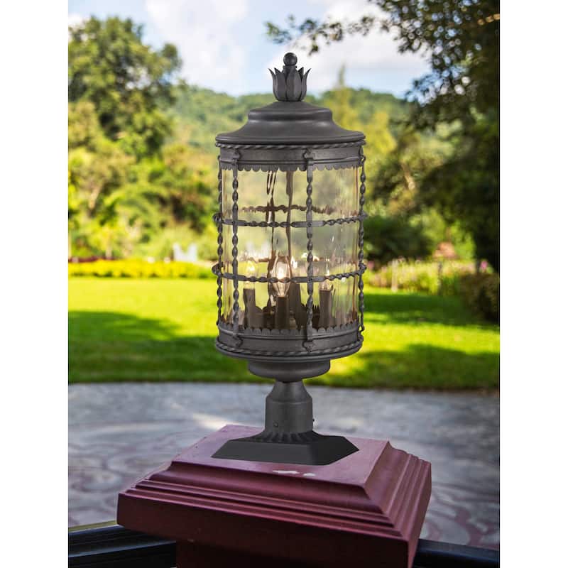 The Great Outdoors 4 Light Post Light from the Mallorca Collection