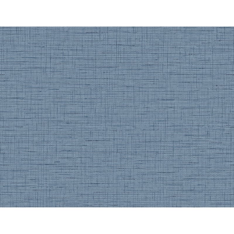 A-Street Prints Salamander Blue Woven Wallpaper