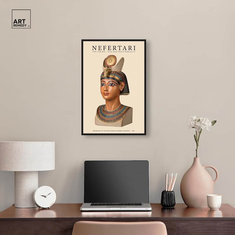 Ancient Egyptian Queen Canvas by Art Remedy