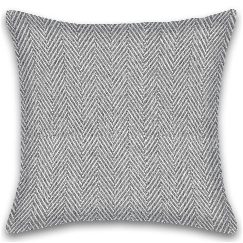 Fabstyles Herringbone Stripe Set of 2 Cotton Throw Pillows