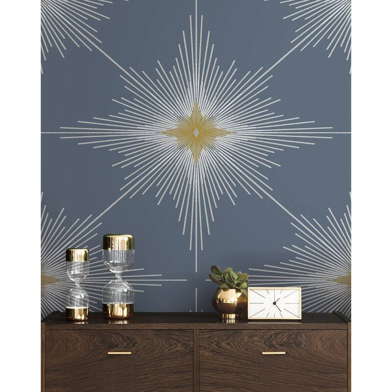 Seabrook Designs North Star Non-Woven Unpasted Wallpaper