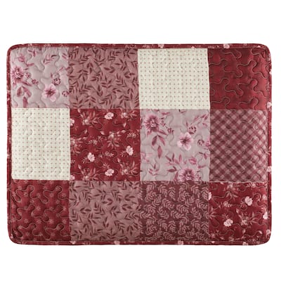 Charlotte Floral Patchwork-Style Pillow Sham