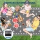 preview thumbnail 22 of 43, Garvee Cross Pattern Waterproof Reversible Outdoor Patio Rug